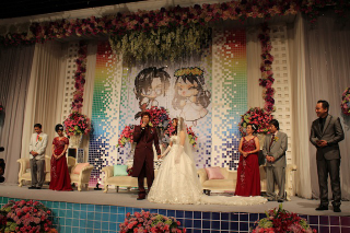 Illustration for article titled A Show-Stopping Contender For 'Most Ambitious Video Game Wedding'